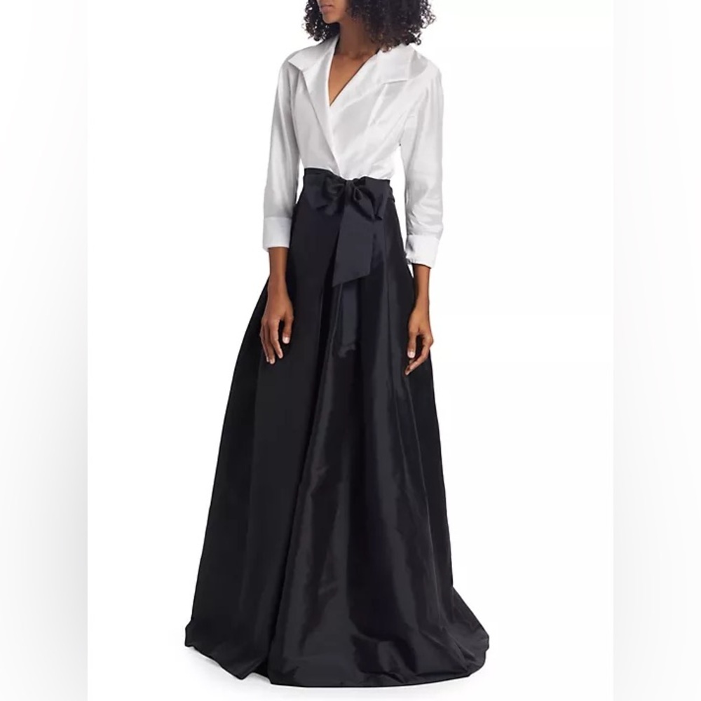 Teri Jon by Rickie Freeman

Taffeta Two-Tone Shirt Gown